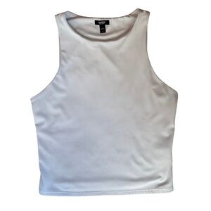 Express White Body Contour Tank Top